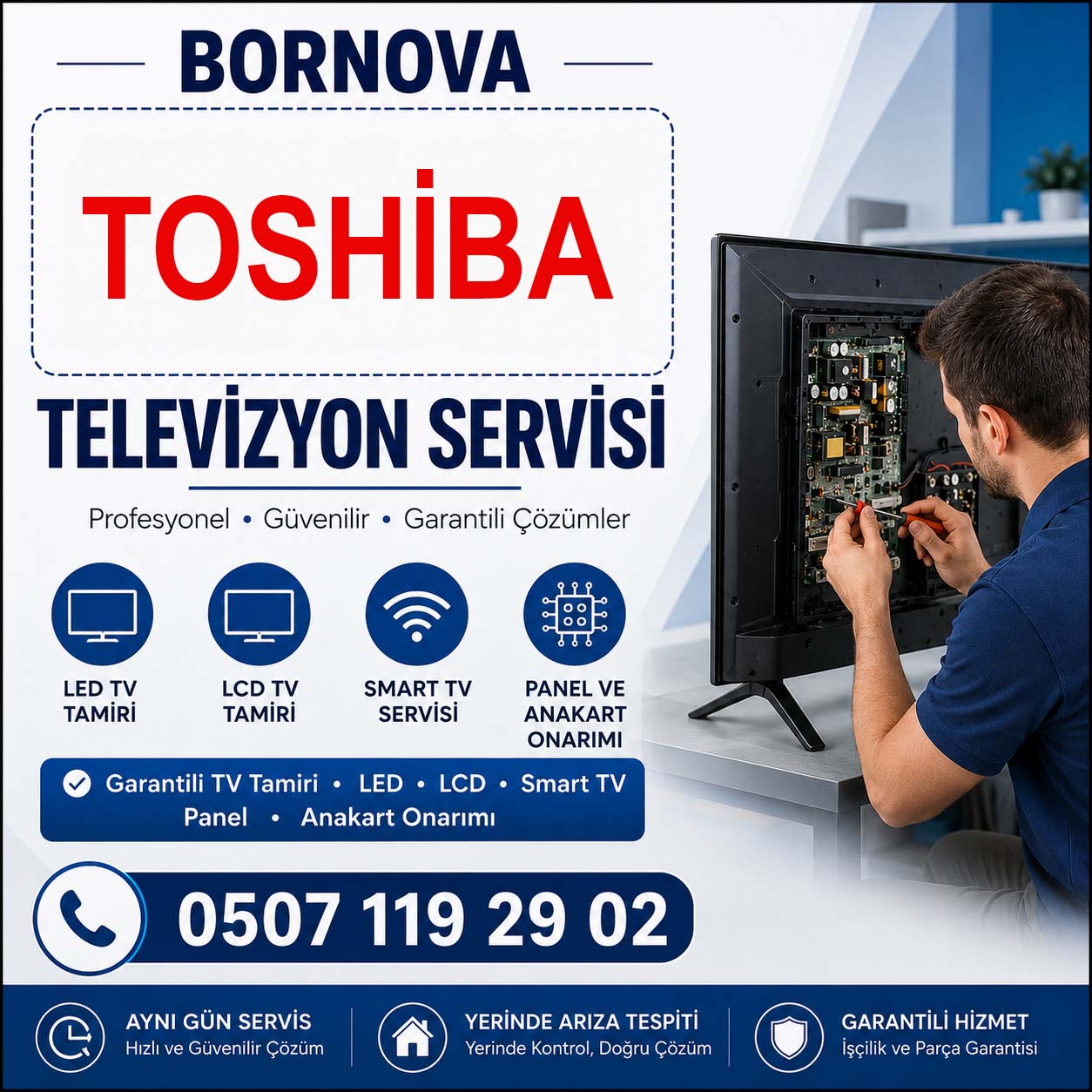 TOSHİBA TELEVİZYON SERVİSİ
